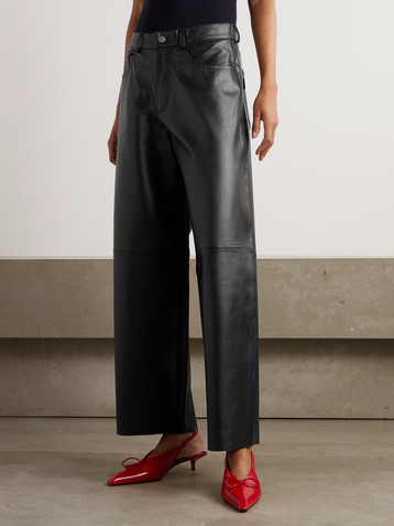 Haikure Bethany wide-leg leather pants