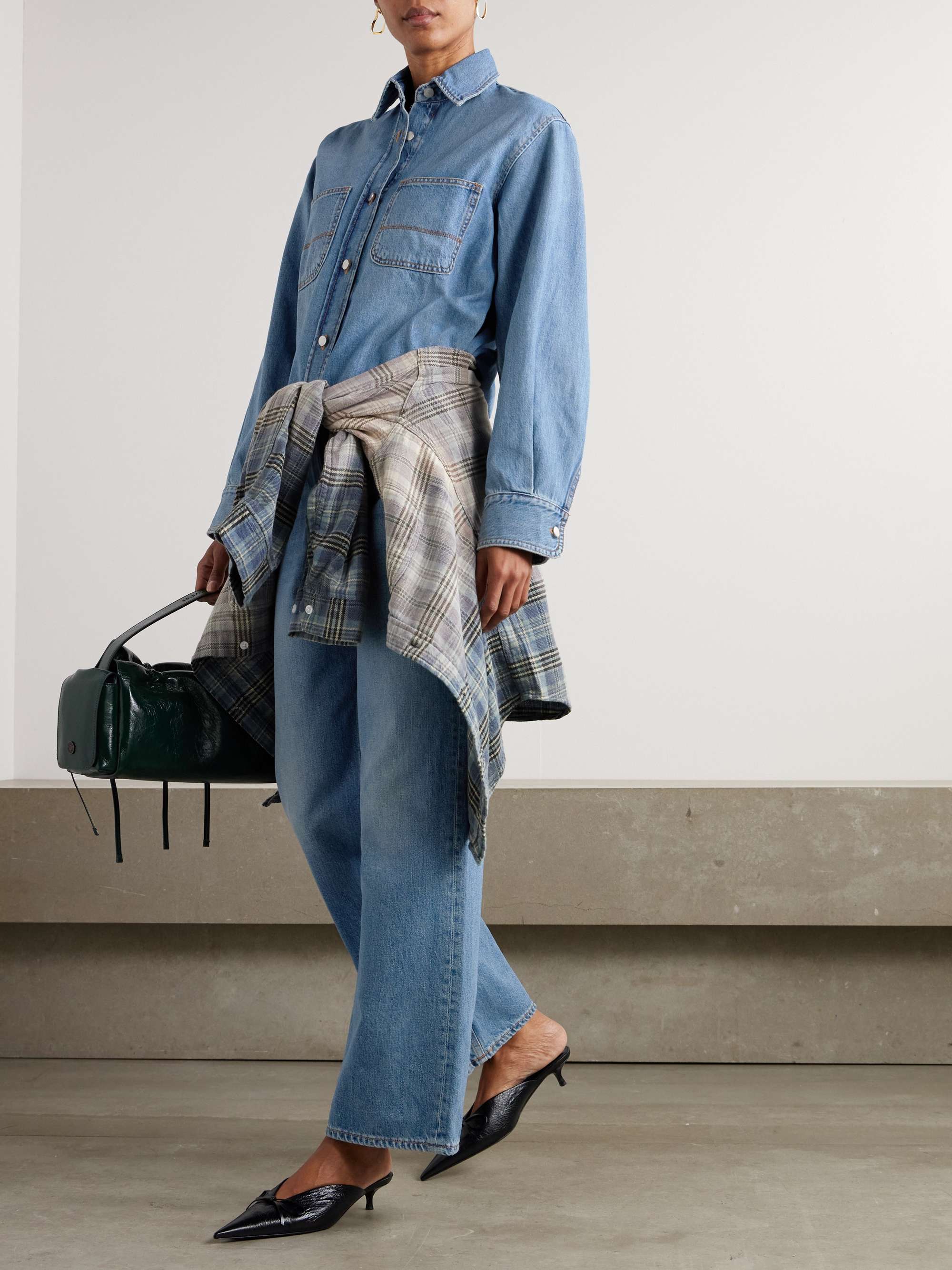 HAIKURE Korea WB distressed boyfriend jeans | NET-A-PORTER