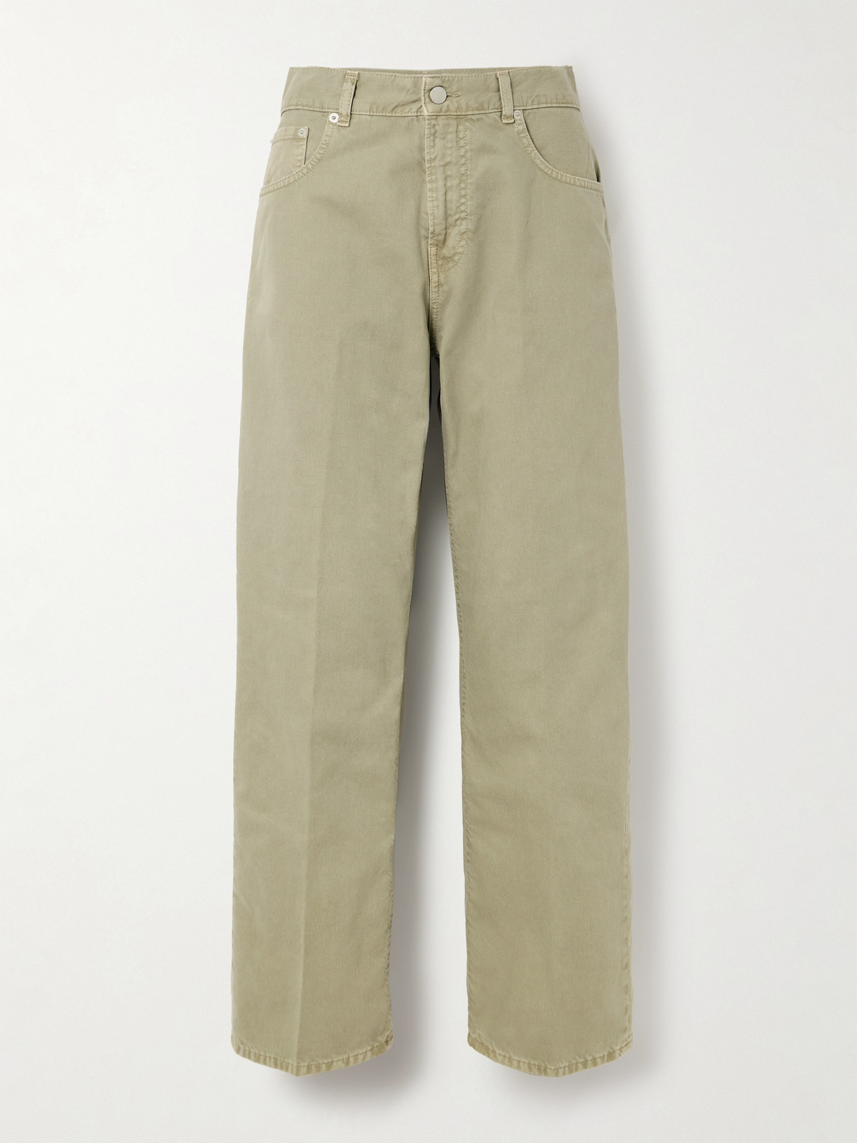 Haikure Bonnie Straight-leg Boyfriend Jeans In Green