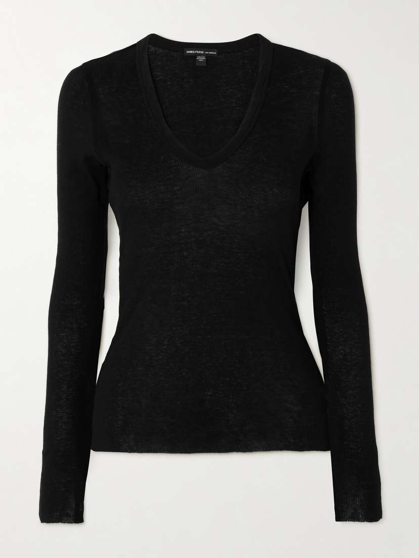 James Perse Cotton And Cashmere-blend Jersey T-shirt