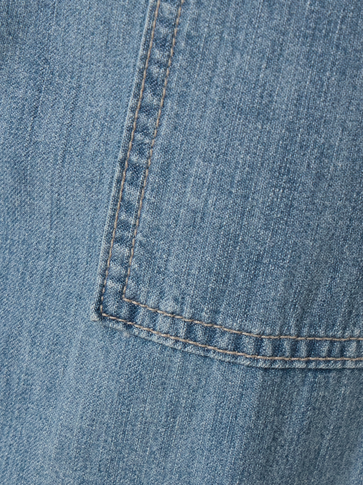 James Perse Cotton-chambray Wide-leg Pants In Blue