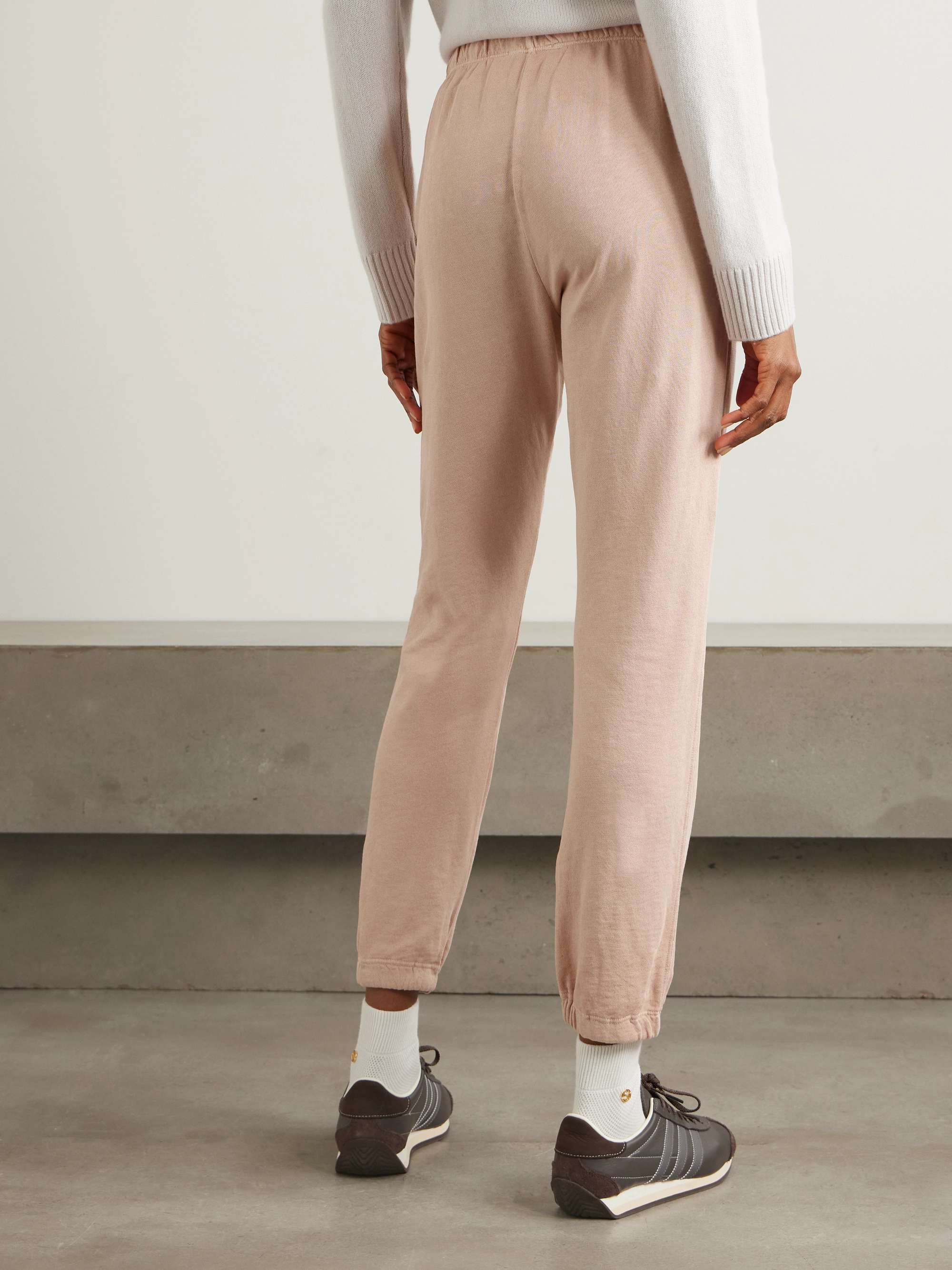 JAMES PERSE Supima cotton-terry track pants