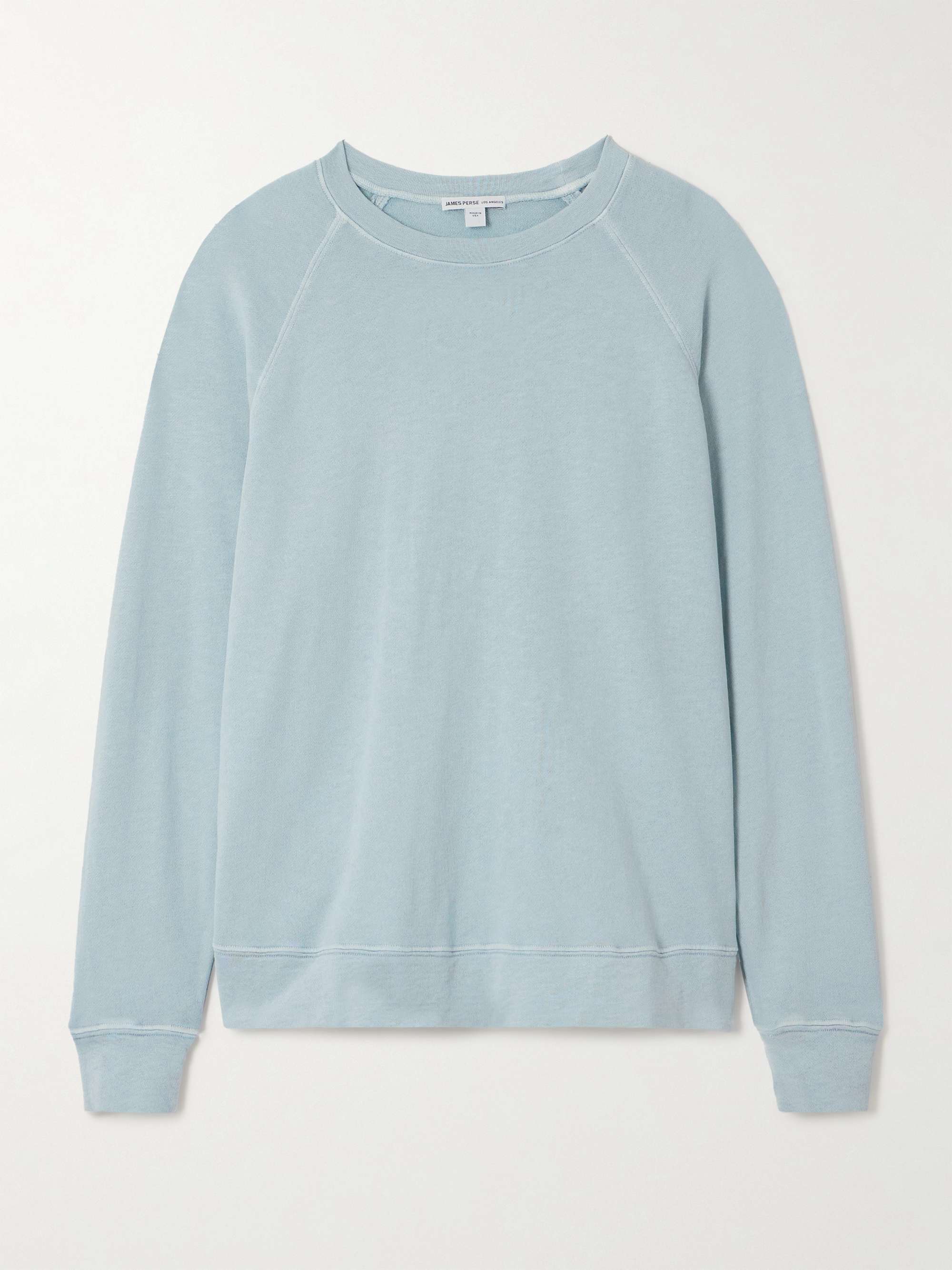 JAMES PERSE Supima cotton-terry sweatshirt | NET-A-PORTER