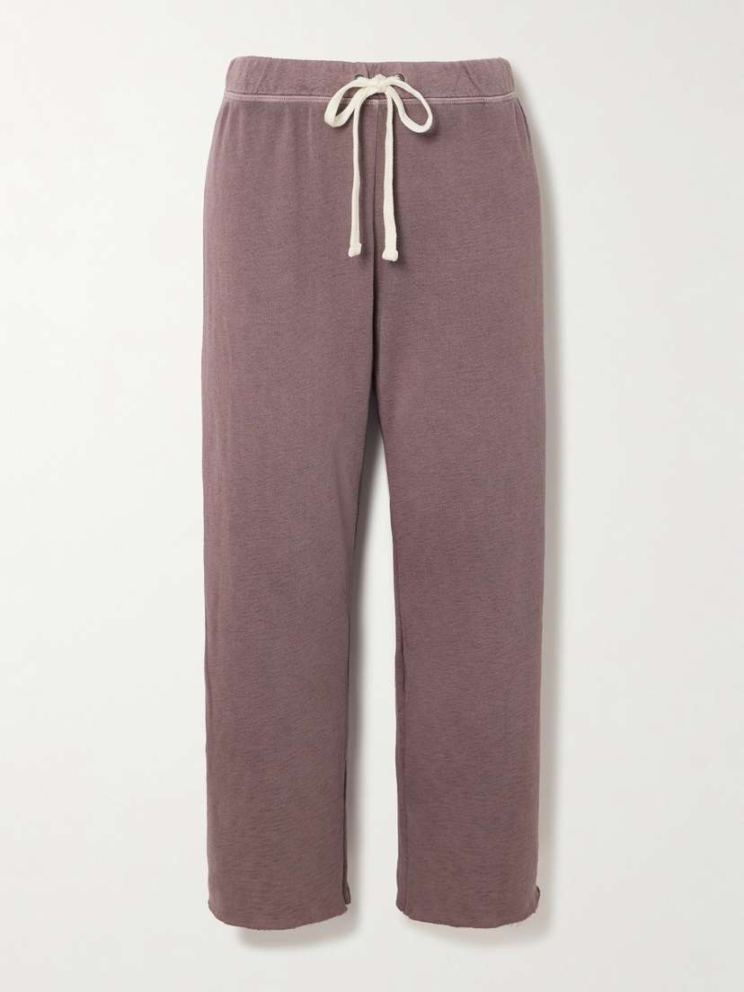 James Perse French Cotton-terry Sweatpants