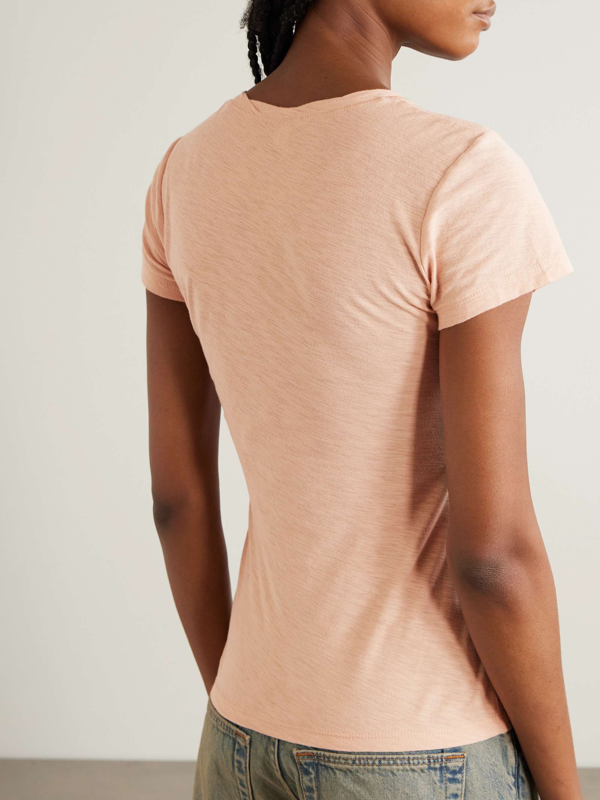 JAMES PERSE Casual slub cotton-jersey T-shirt