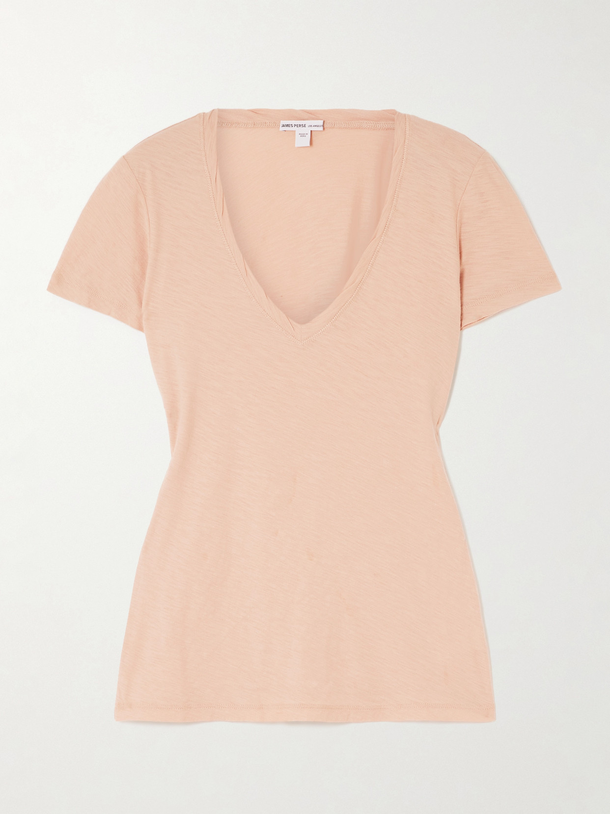 James Perse - Casual Slub Supima Cotton-jersey T-shirt - Pink