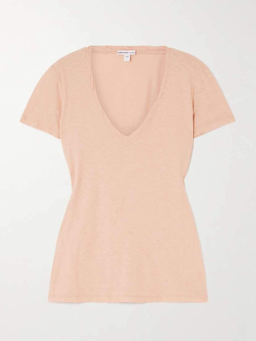 James Perse Casual Slub Supima Cotton-jersey T-shirt
