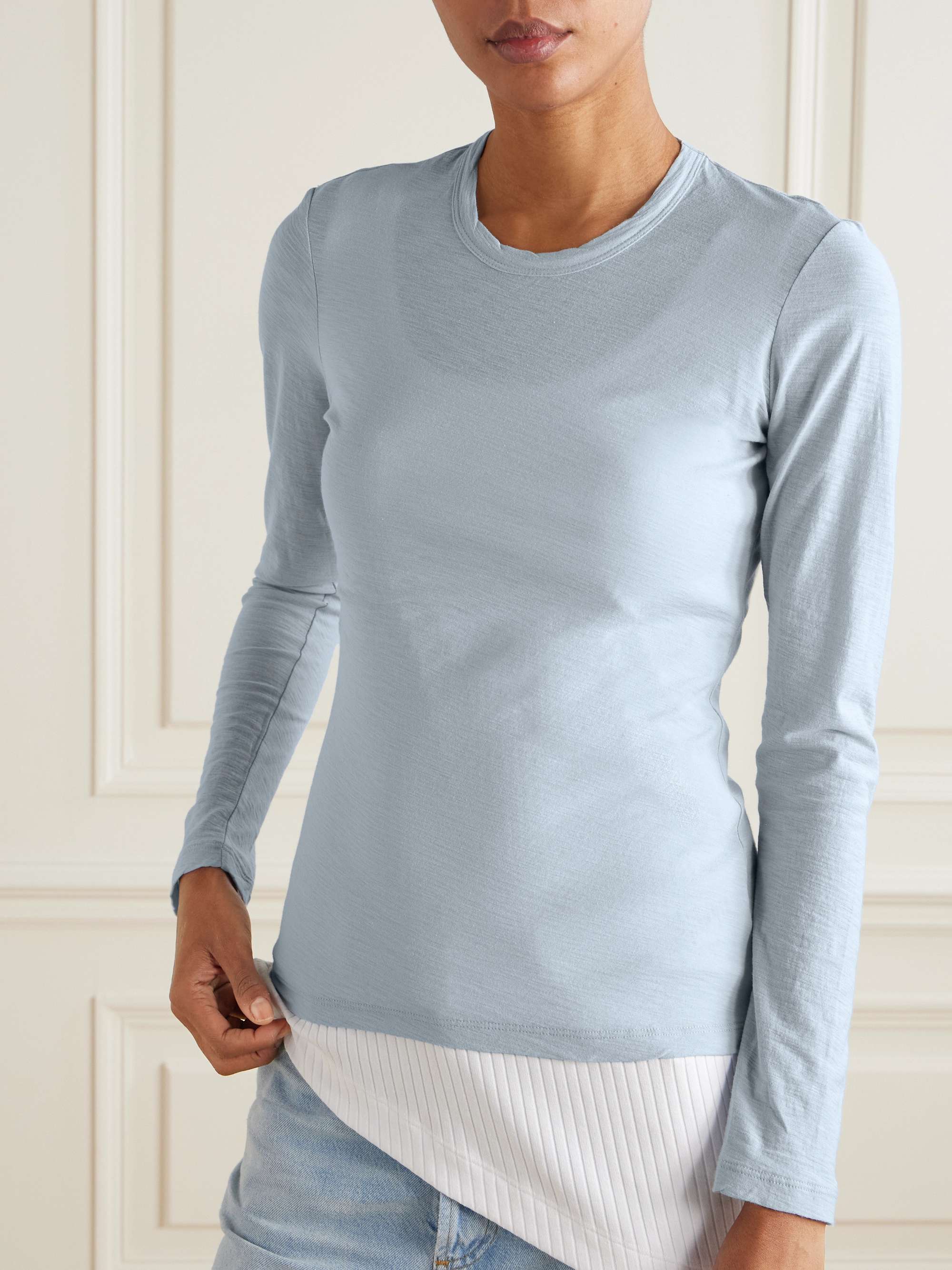 JAMES PERSE Slub cotton top