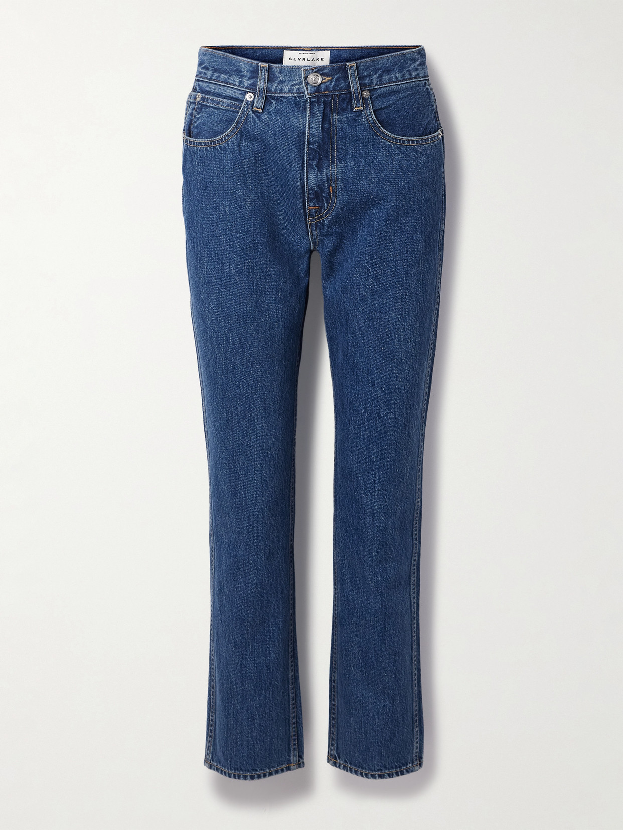 SLVRLAKE - Virginia High-rise Slim-leg Jeans - Blue