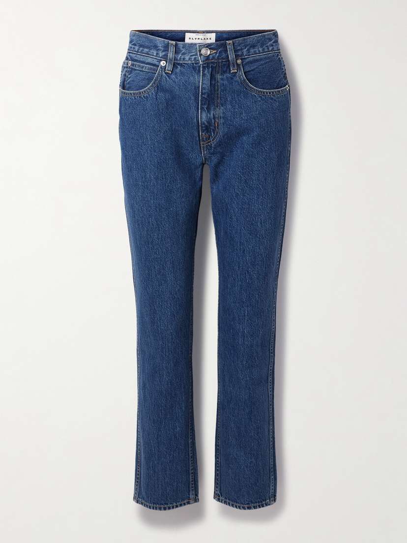 SLVRLAKE Virginia High-rise Slim-leg Jeans