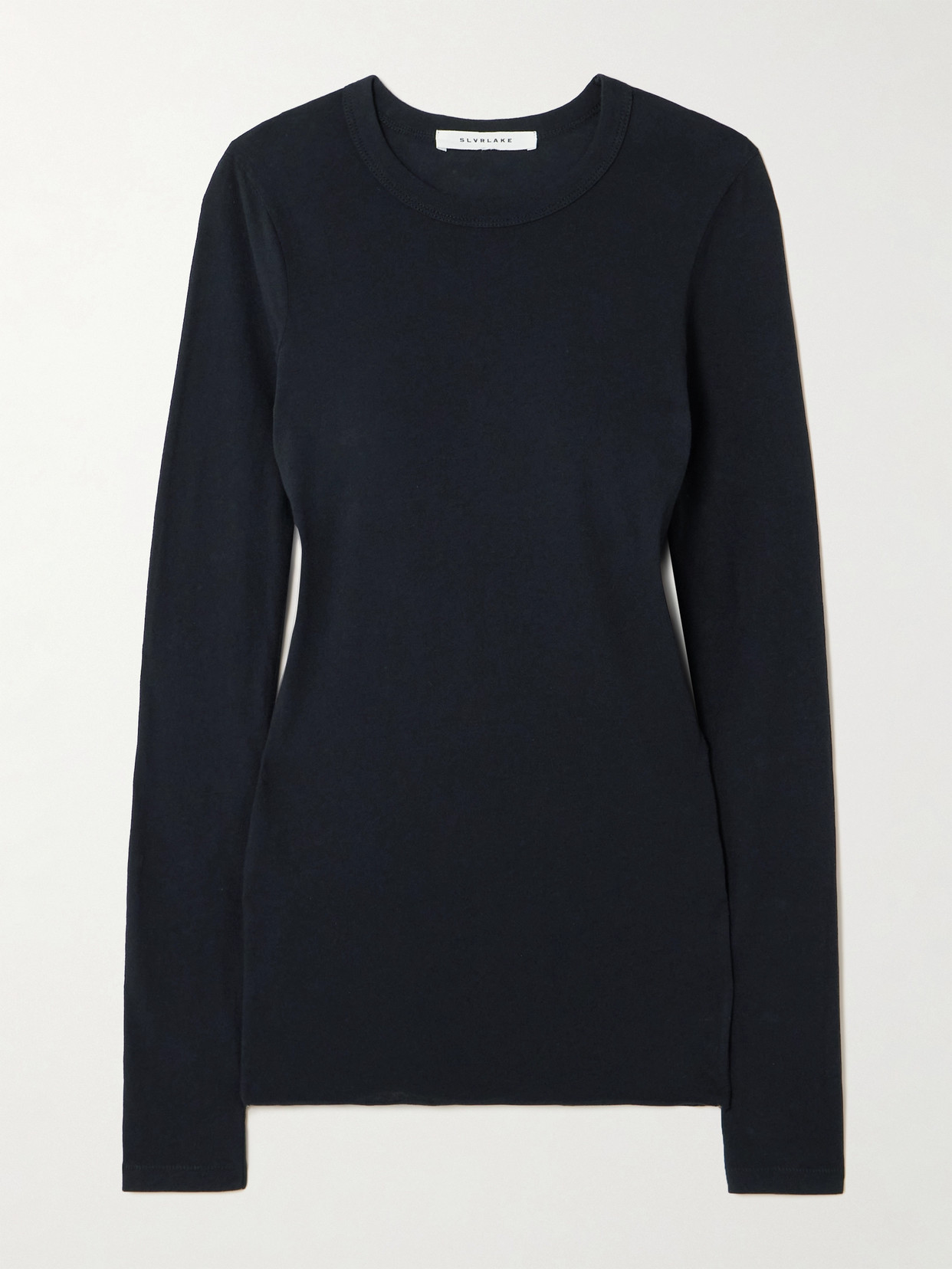 Slvrlake Cotton-jersey T-shirt In Black