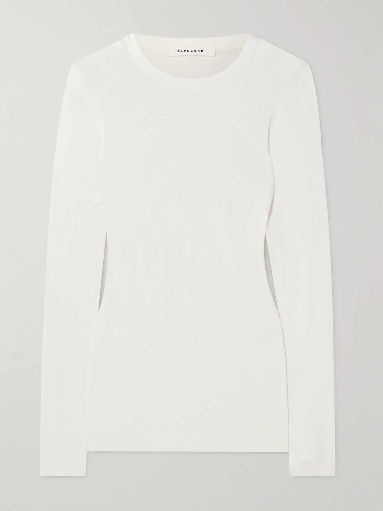 Slvrlake Cotton-jersey T-shirt In White
