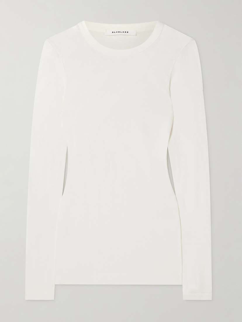 SLVRLAKE Cotton-jersey T-shirt