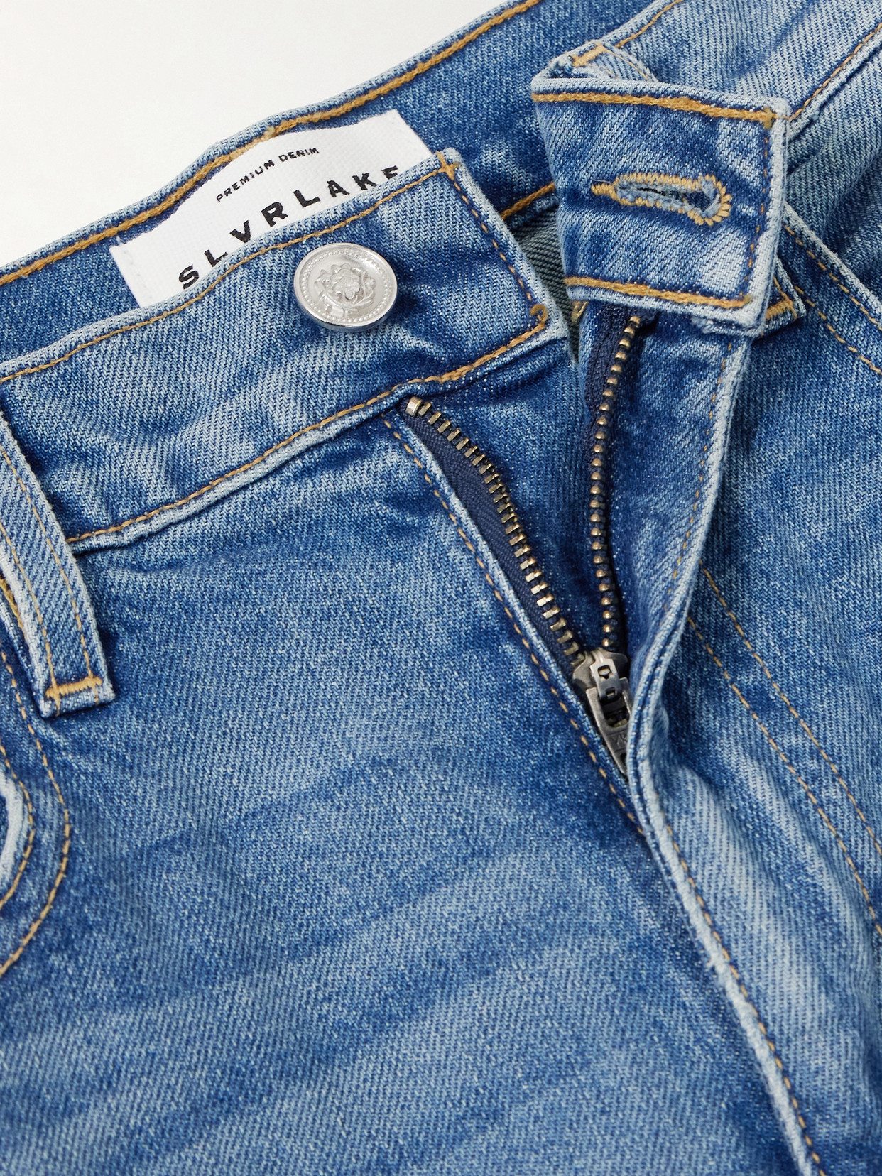 London Crop High-Rise Straight-Leg Jeans