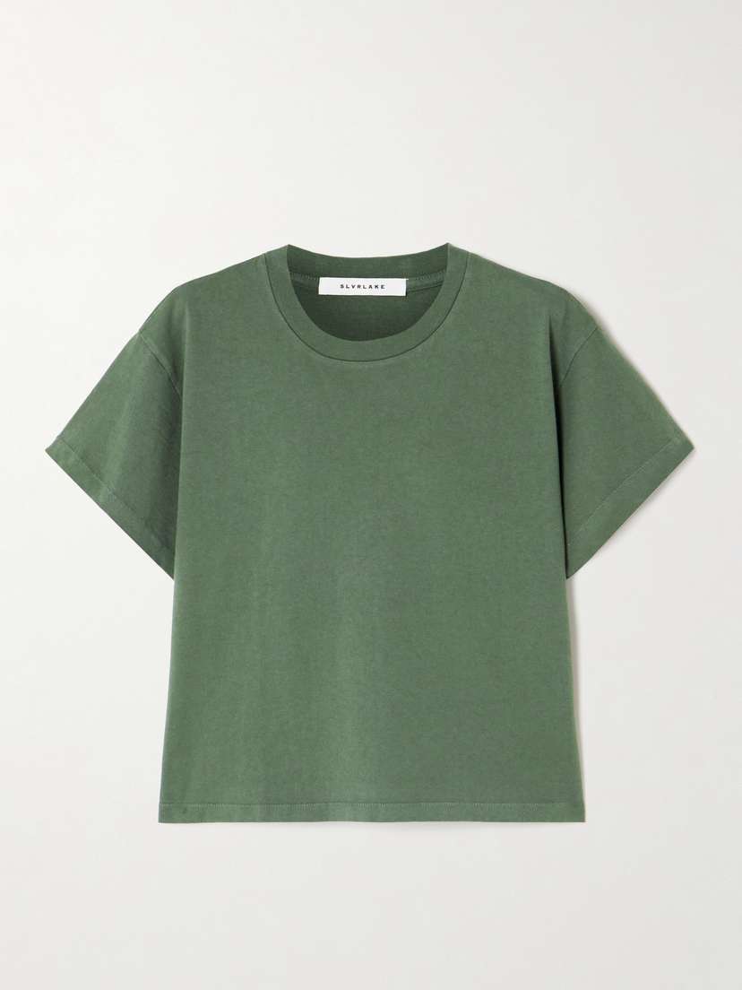 SLVRLAKE Square Cotton-jersey T-shirt