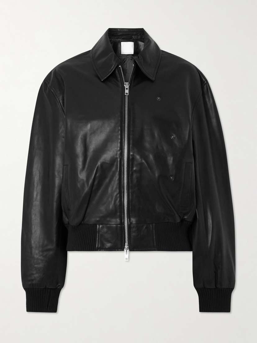 Christopher Esber Embellished Leather Bomber Jacket