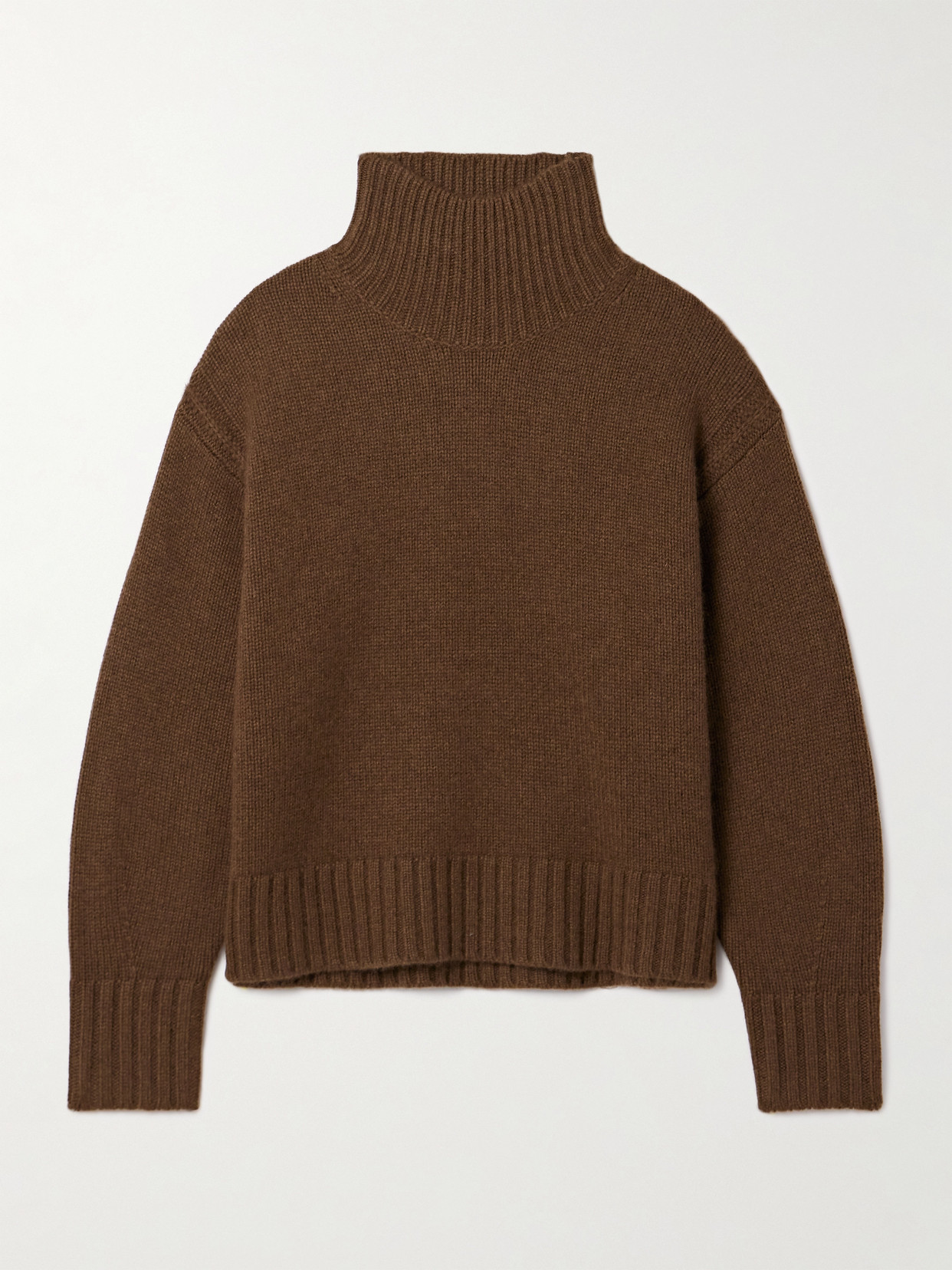 Guest In Residence Cashmere Turtleneck Sweater In Brown