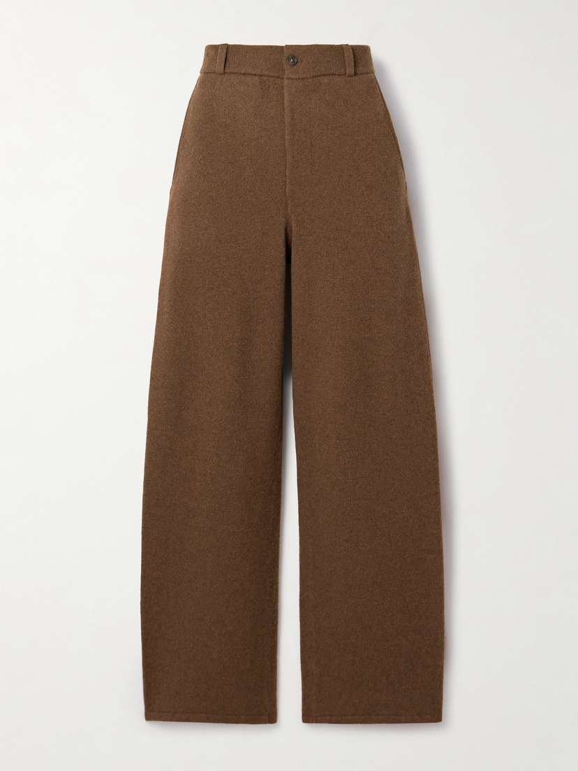 Guest In Residence Cashmere-blend Straight-leg Pants