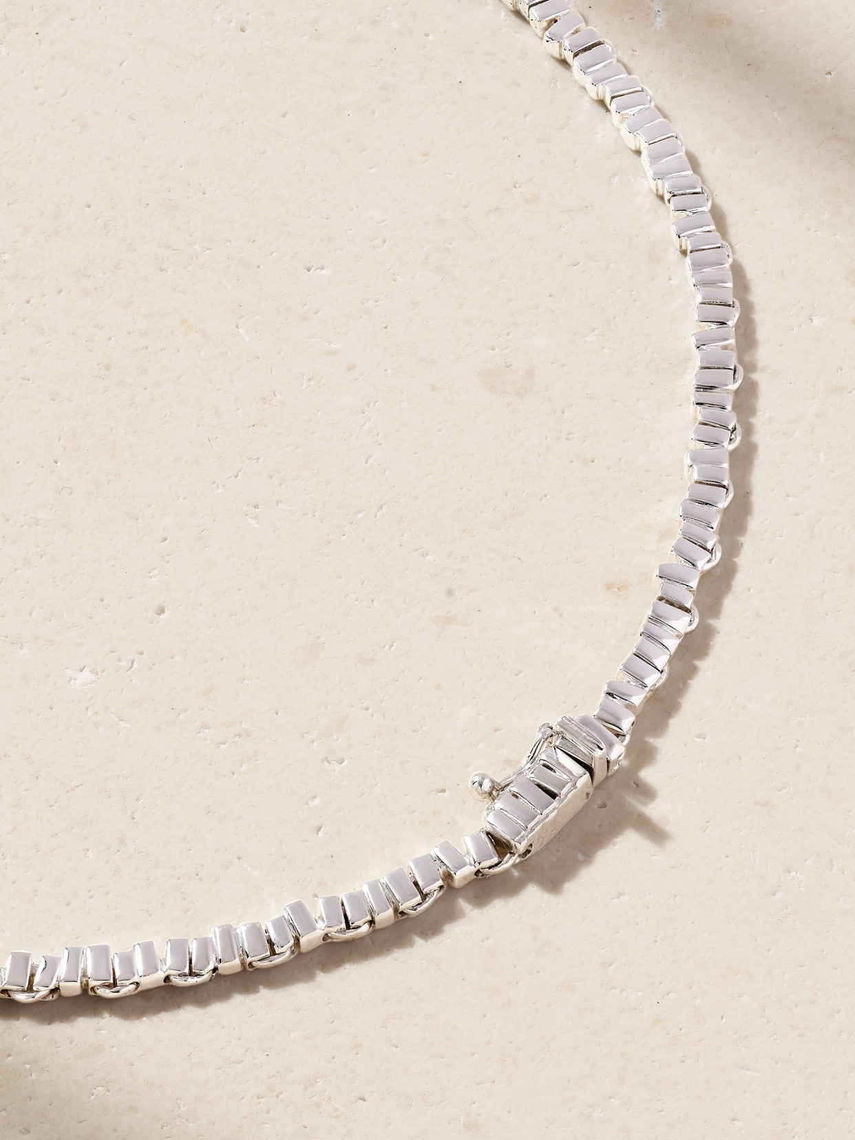 Suzanne Kalan Bolero 18-karat White Gold Diamond Necklace In Gold