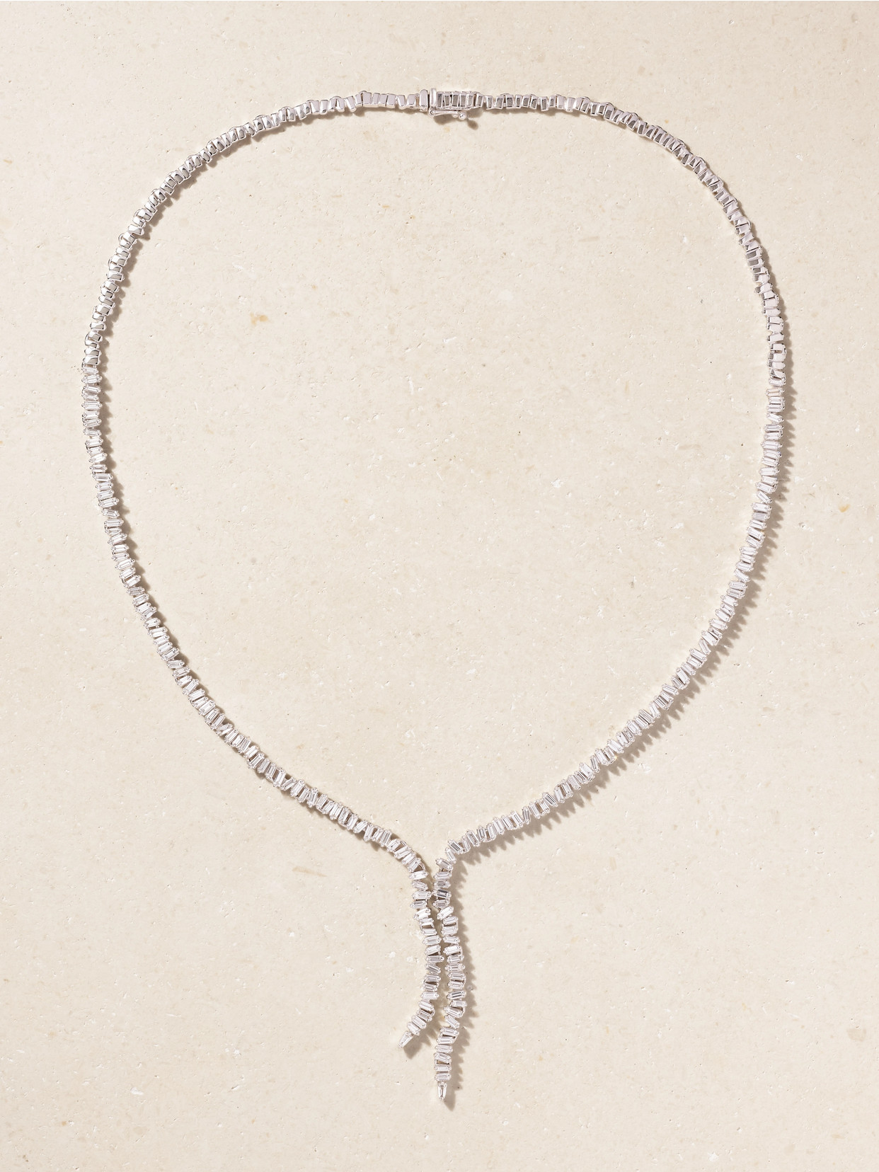 Suzanne Kalan - Bolero 18-karat White Gold Diamond Necklace - One size