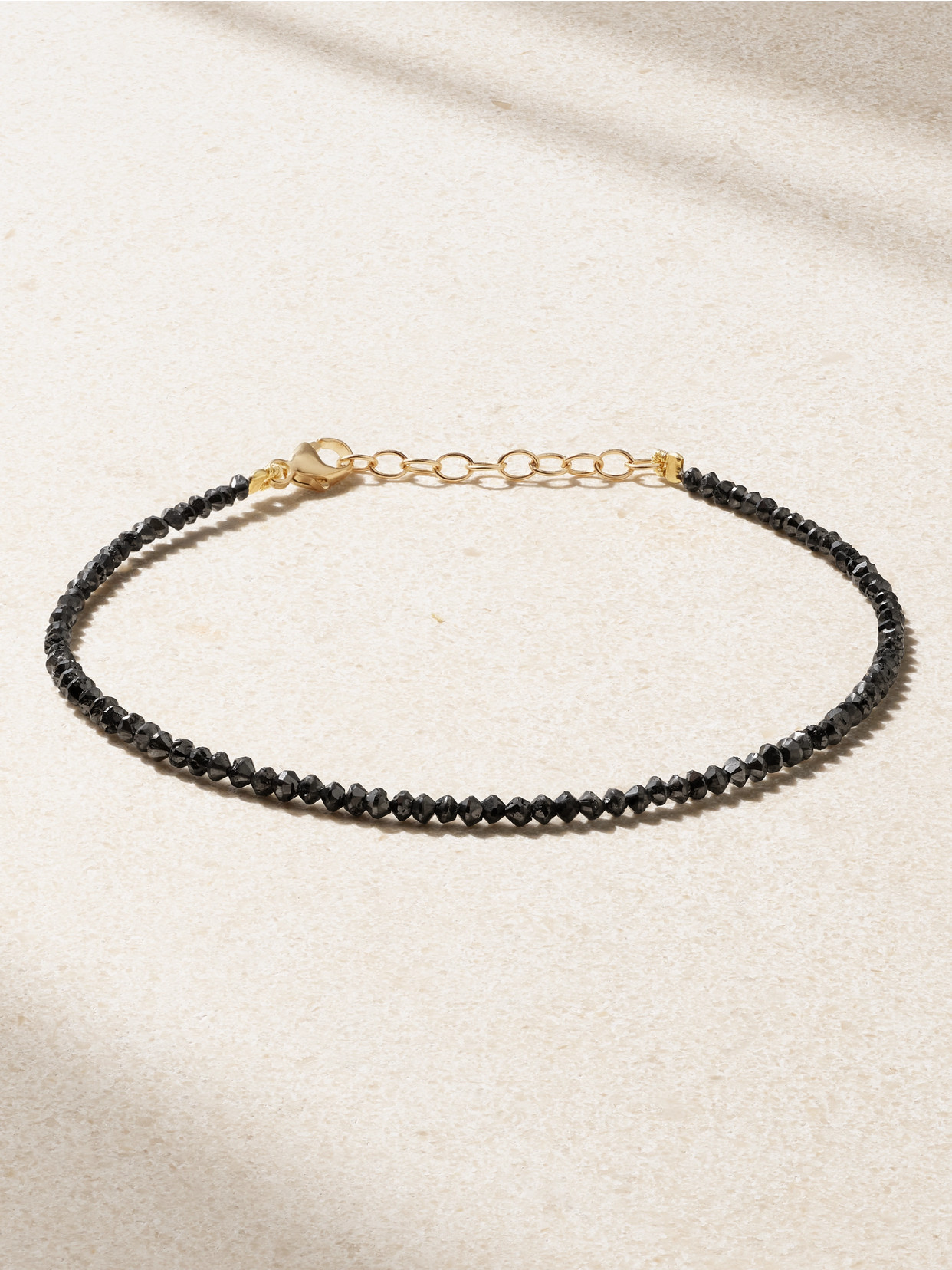 Jia Jia Gold Diamond Bracelet In Black