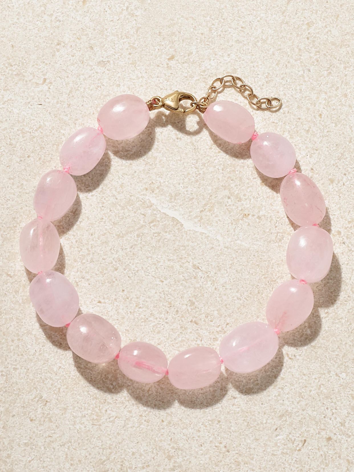 Jia Jia Arizona Candy Gold Morganite Bracelet In Pink