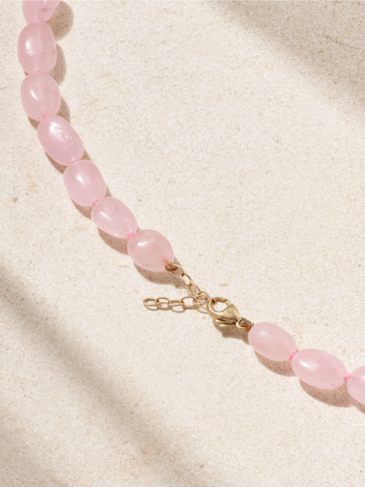 JIA JIA ARIZONA LARGE CANDY GOLD MORGANITE NECKLACE