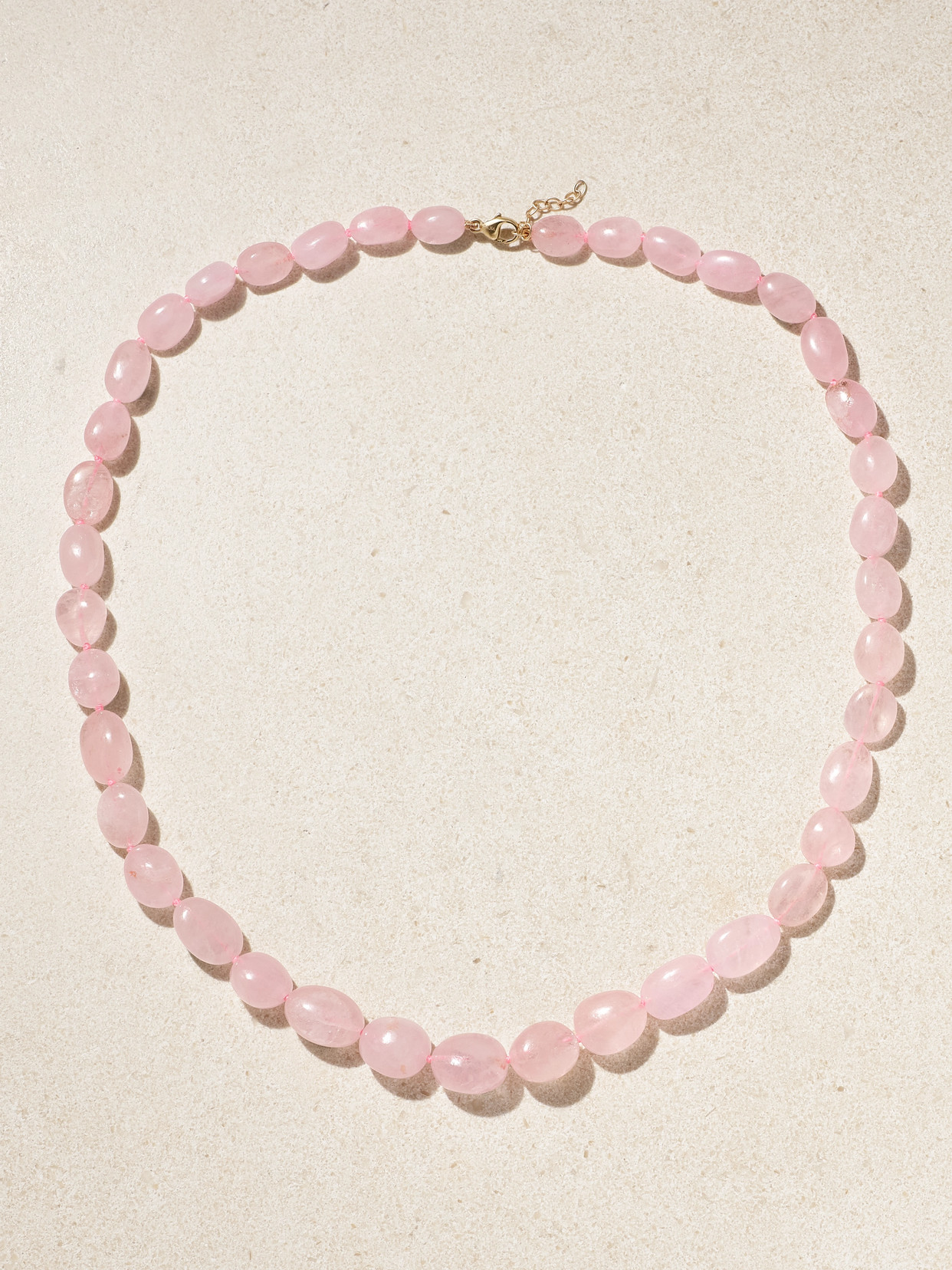 Jia Jia Arizona Large Candy Gold Morganite Necklace In Pink