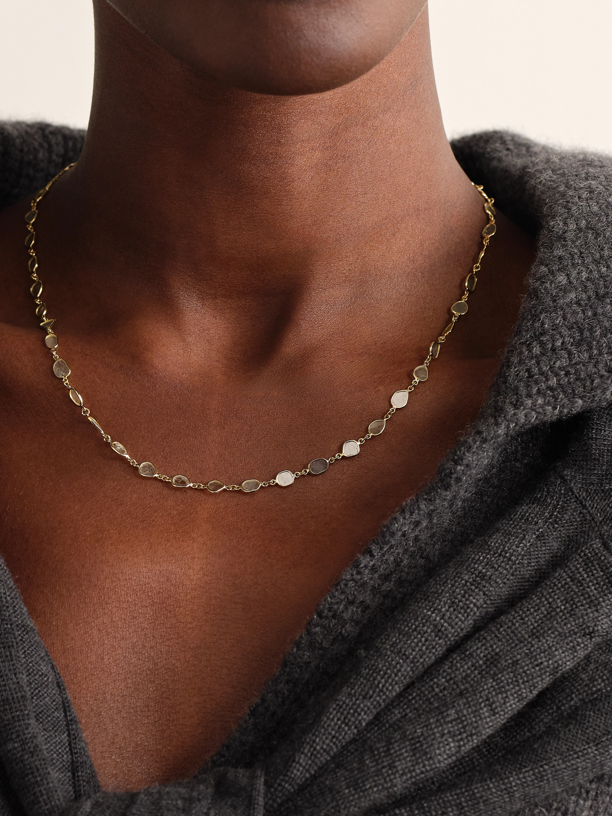 Jia Jia Gold Diamond Necklace In Gold