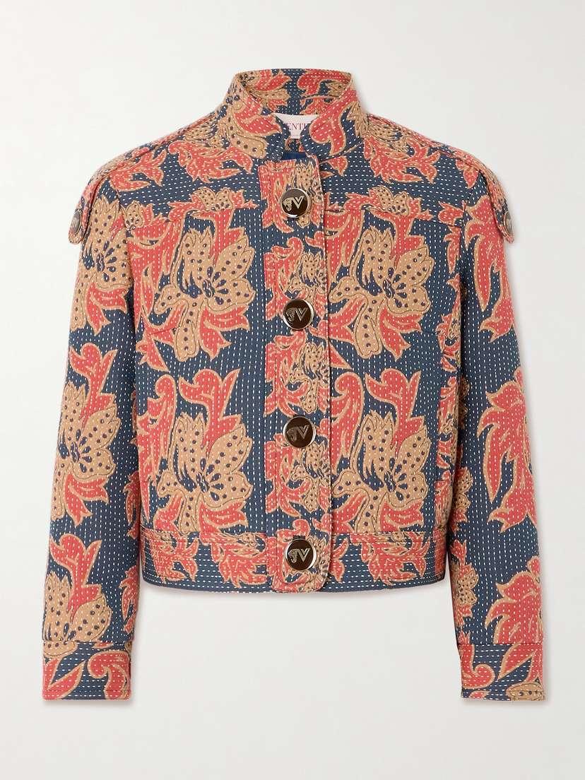 Valentino Garavani Après L'hiver Cotton-blend Jacquard Jacket