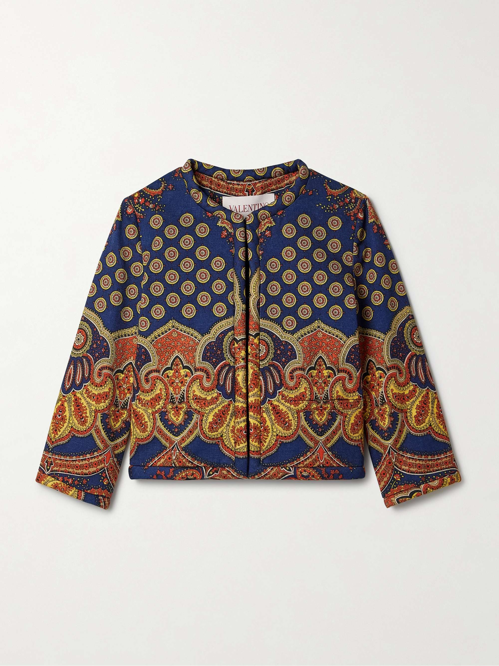 VALENTINO GARAVANI Printed cotton-twill jacket | NET-A-PORTER
