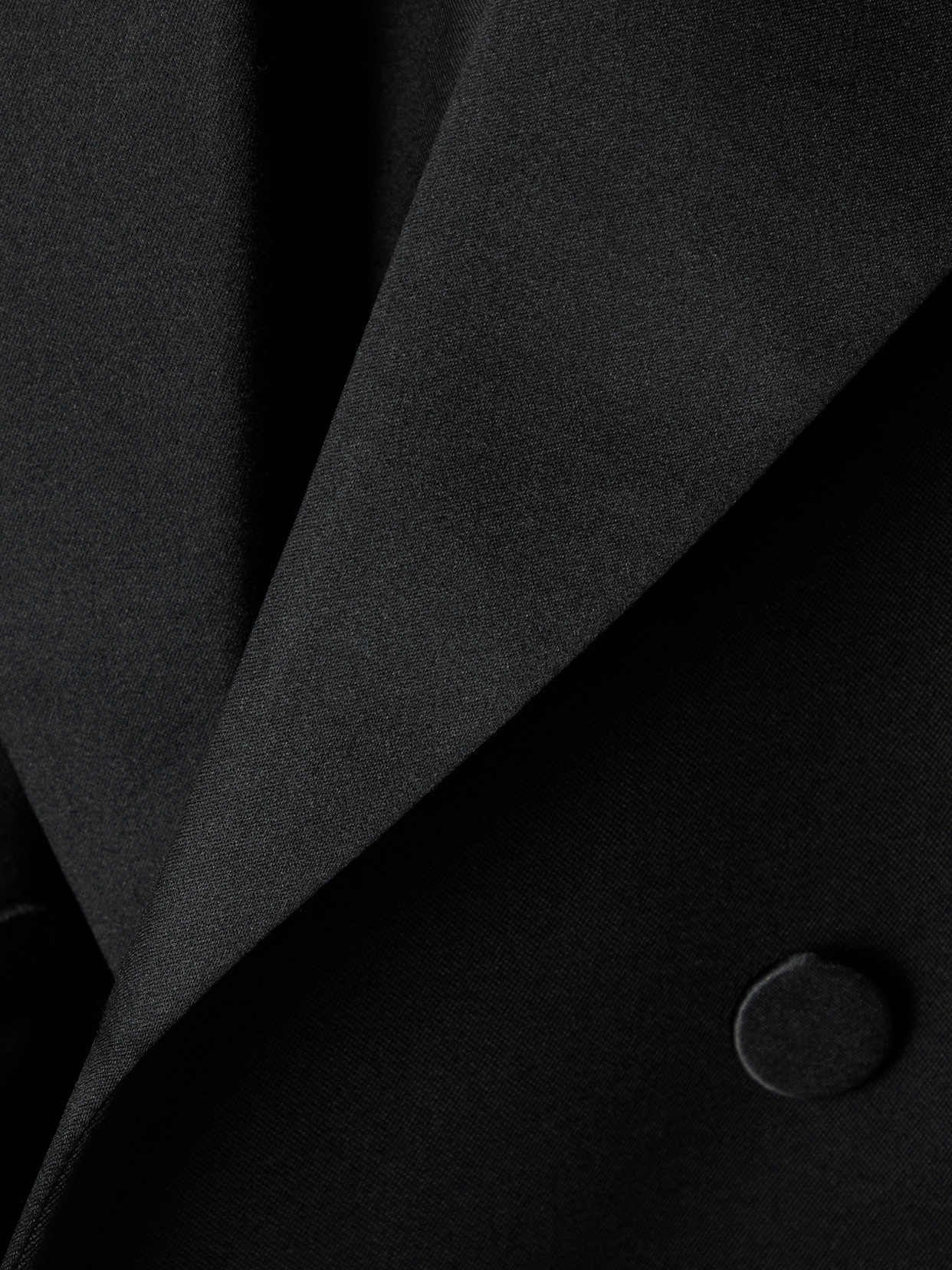 Saint Laurent Double-breasted Blazer Dress In Black
