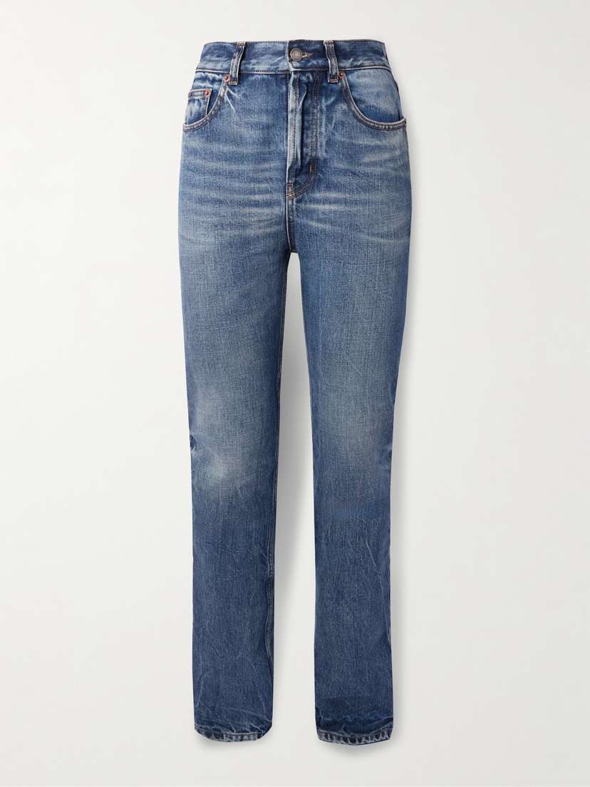 Saint Laurent High-rise Slim-leg Jeans