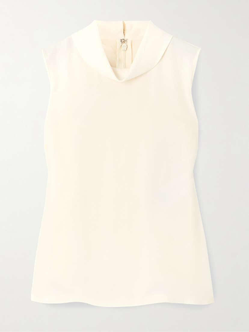 Valentino Garavani — Silk-georgette blouse