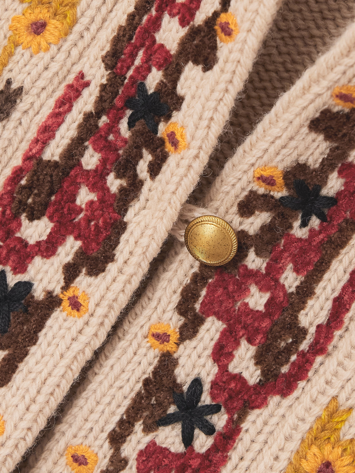 Valentino Fringed Embroidered Wool Vest In Neutrals