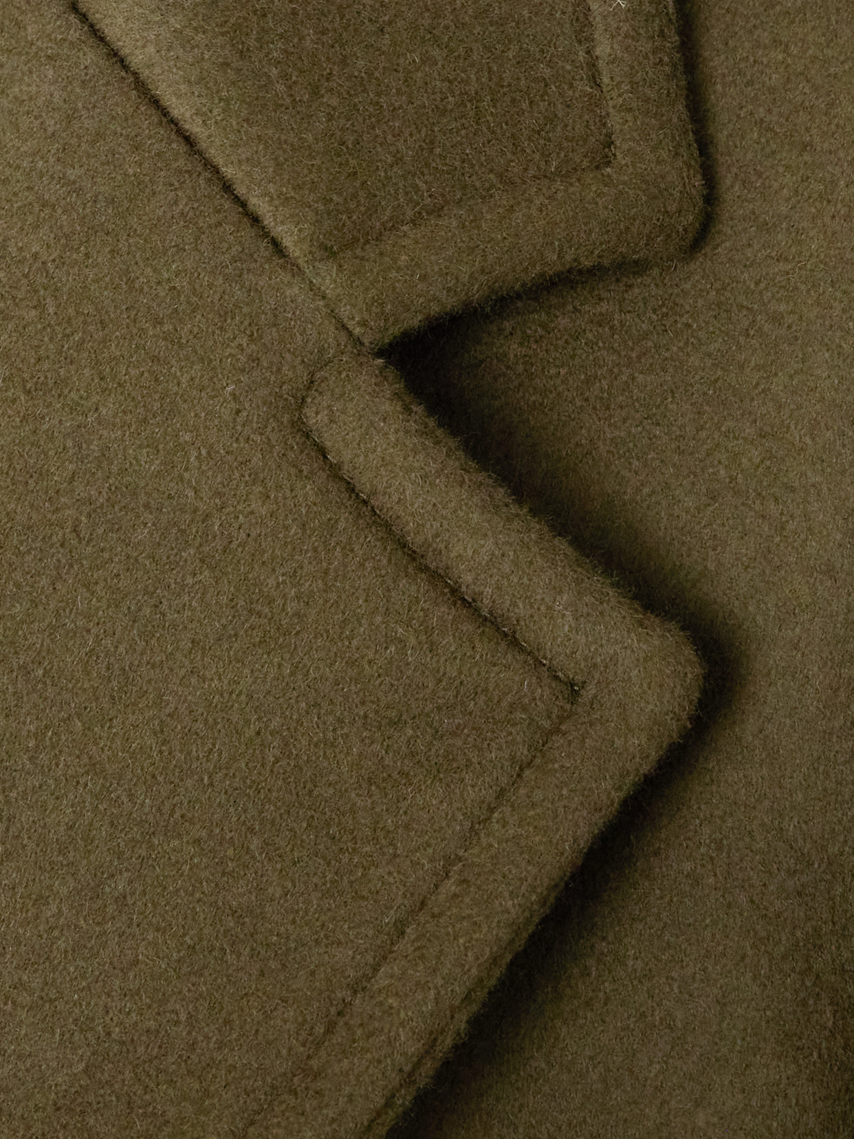 Saint Laurent Oversized Wool Blazer In Green