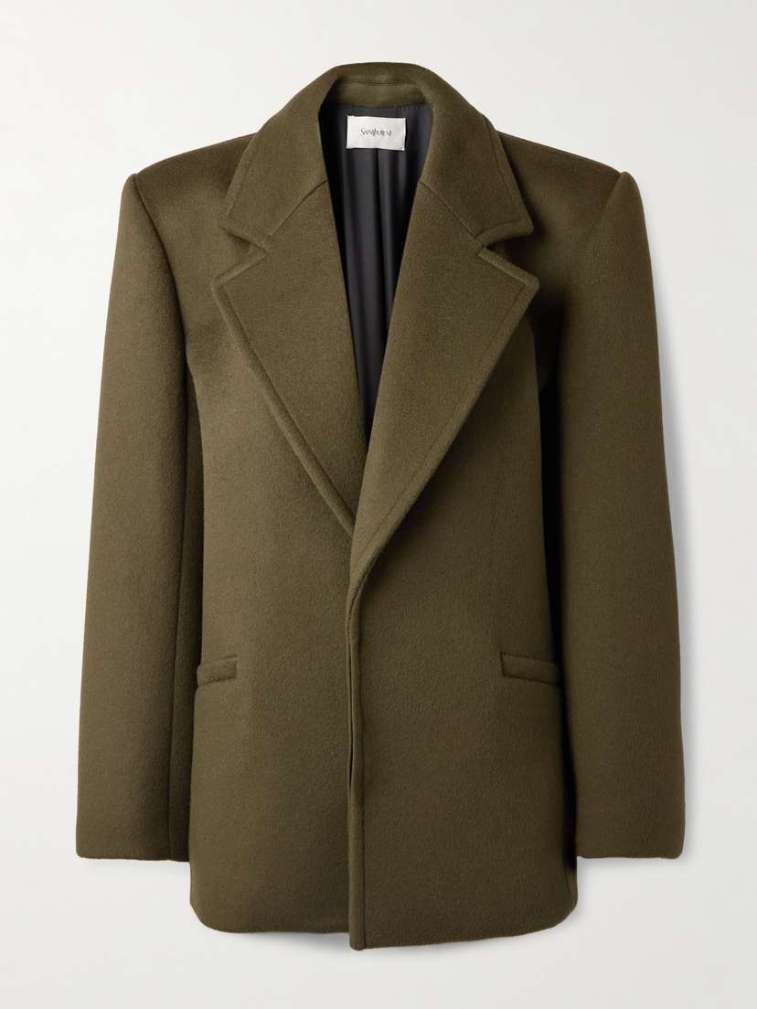 Saint Laurent Oversized Wool Coat