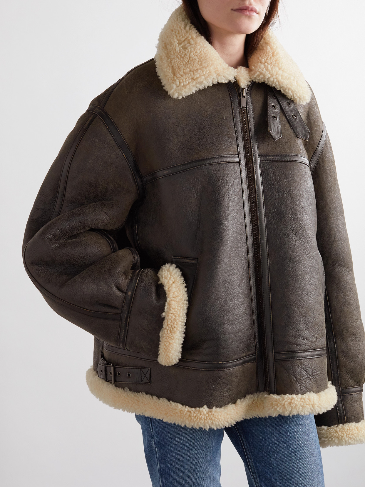 SAINT LAURENT SHEARLING JACKET