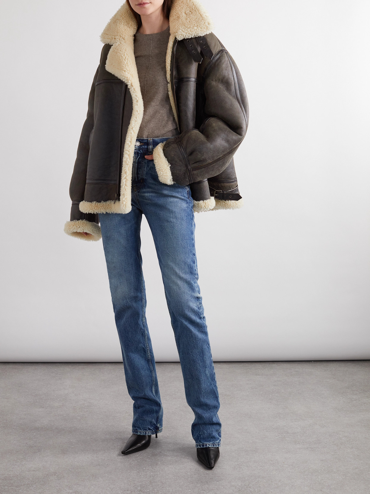 SAINT LAURENT SHEARLING JACKET
