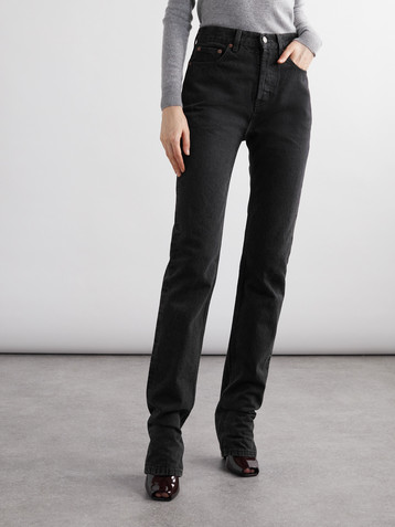 Saint Laurent Mid-rise slim-leg jeans