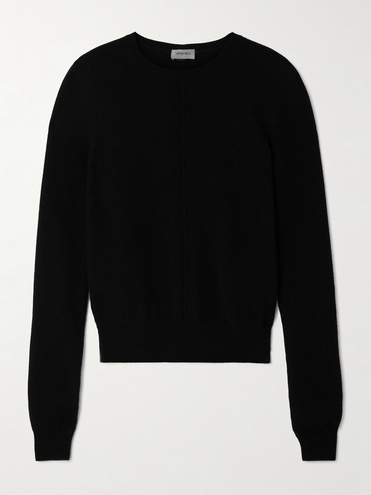 Saint Laurent Cashmere Sweater In Black