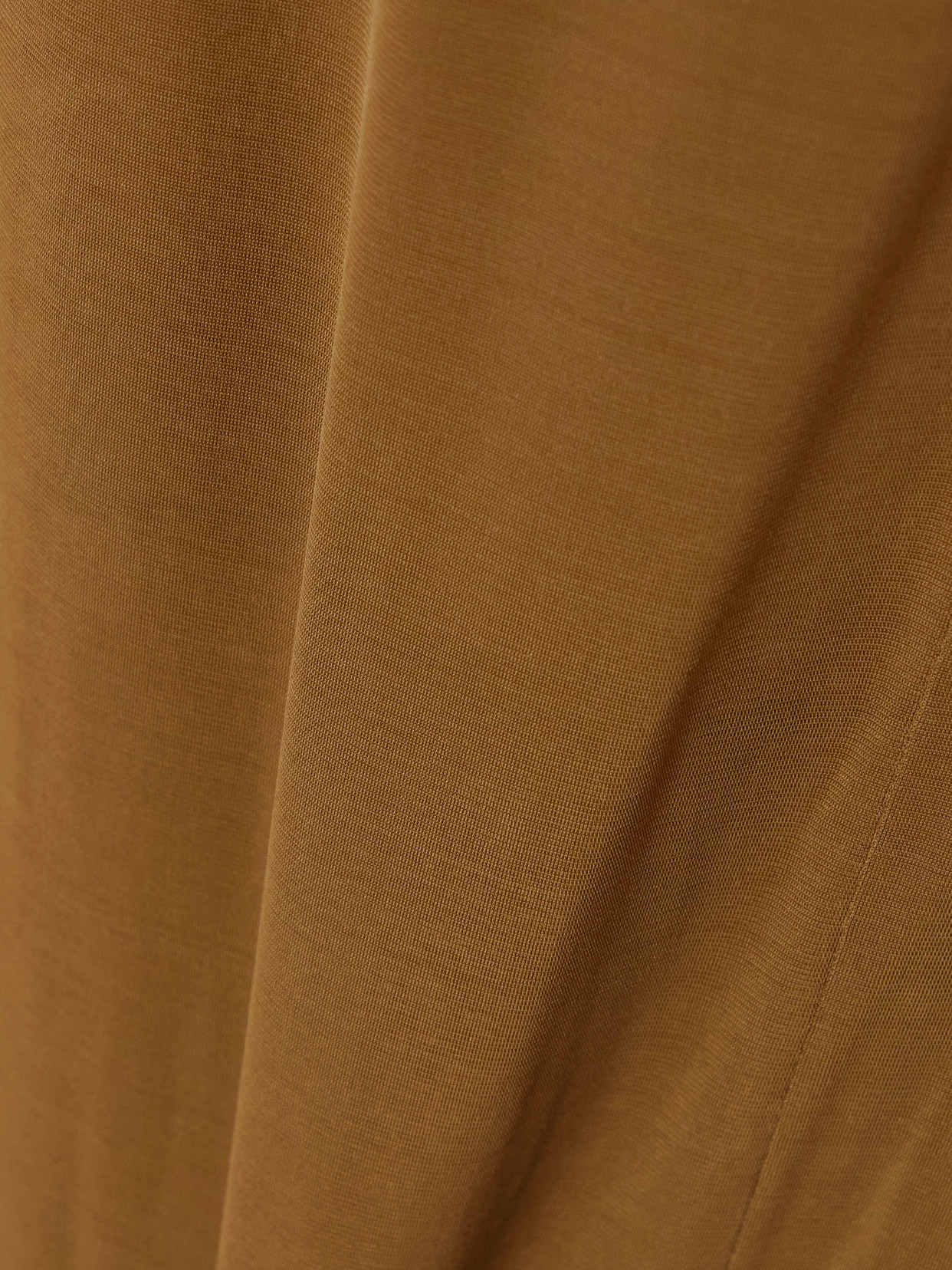 Saint Laurent Stretch-jersey Maxi Dress In Brown