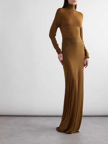 Saint Laurent Stretch-jersey maxi dress