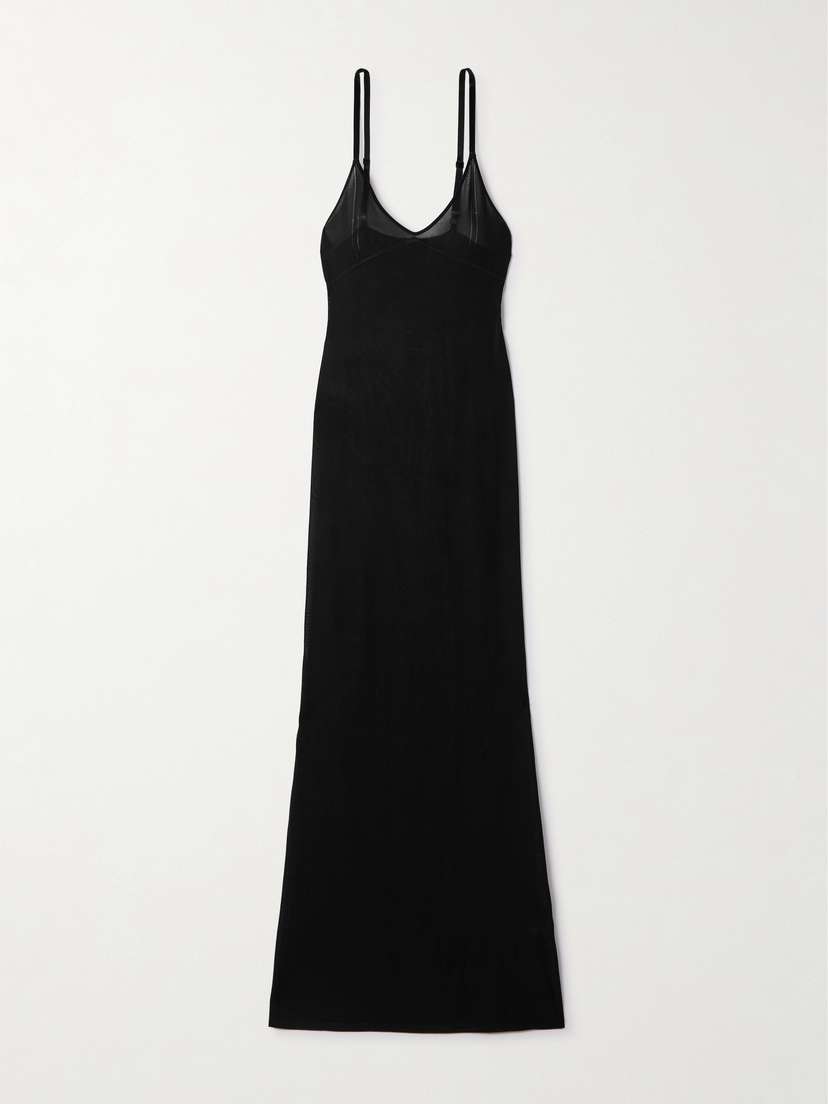 Saint Laurent Jersey Maxi Dress