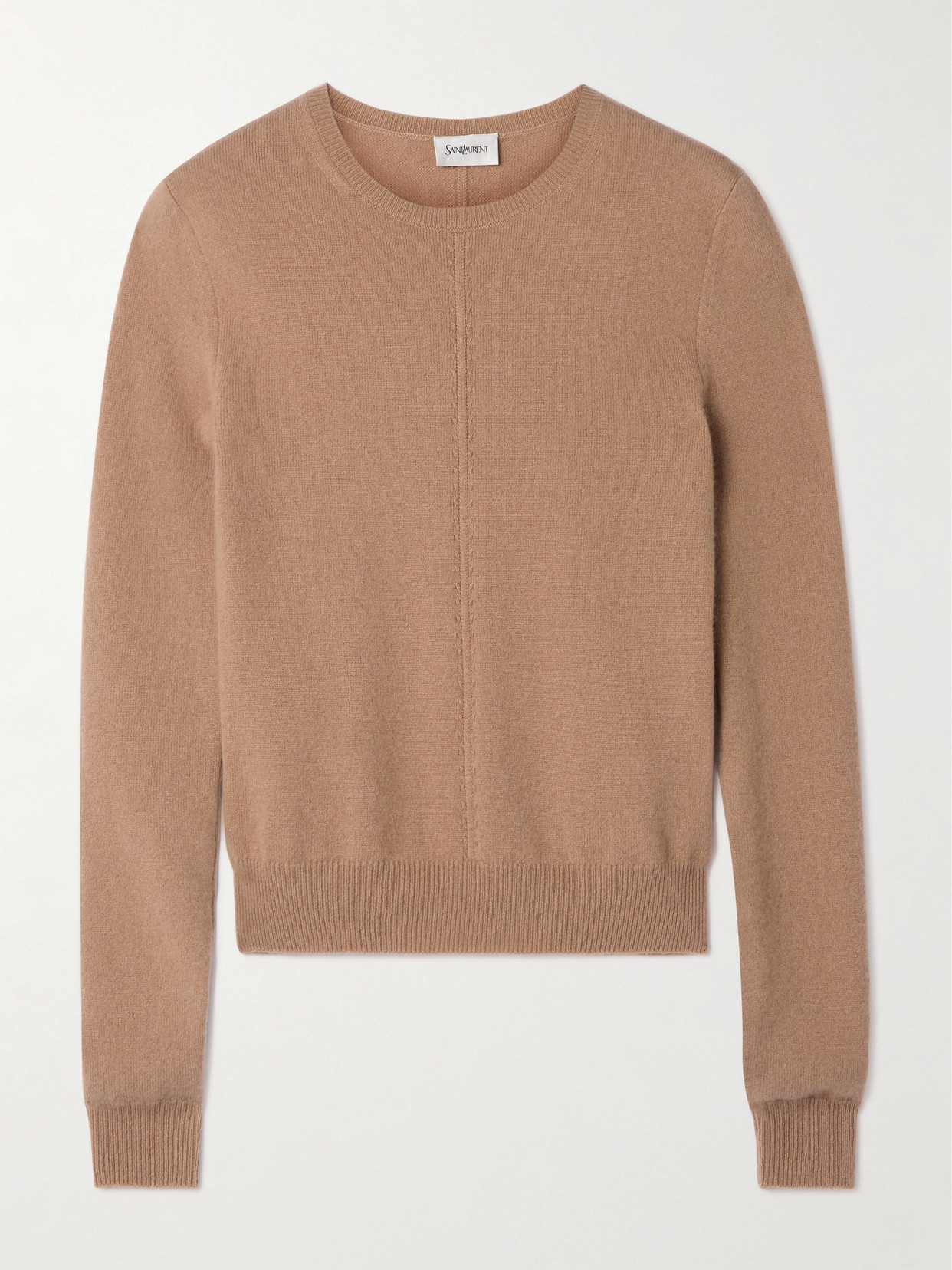 Saint Laurent Cashmere Sweater In Brown