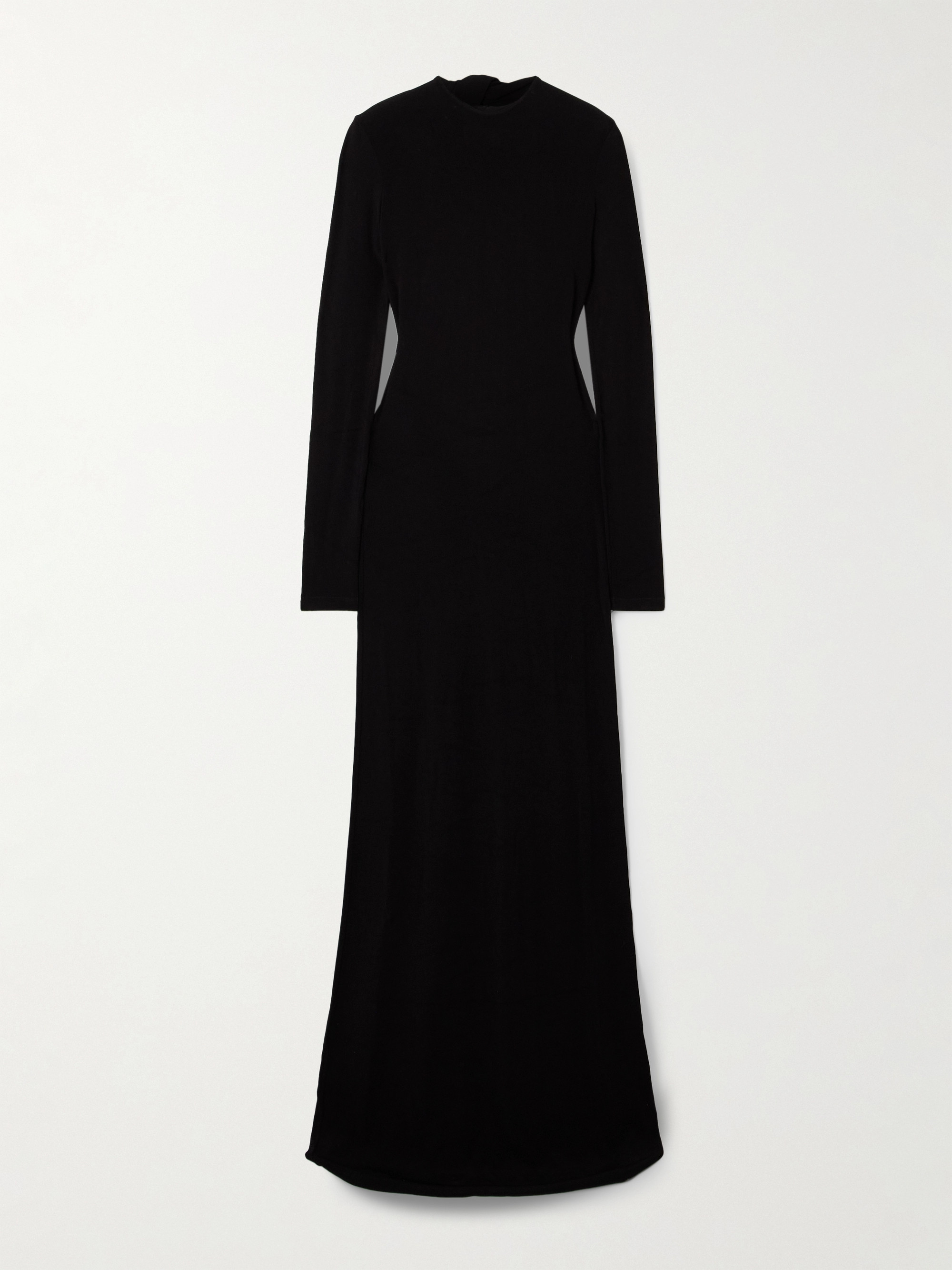Saint Laurent Twisted stretch-jersey maxi dress
