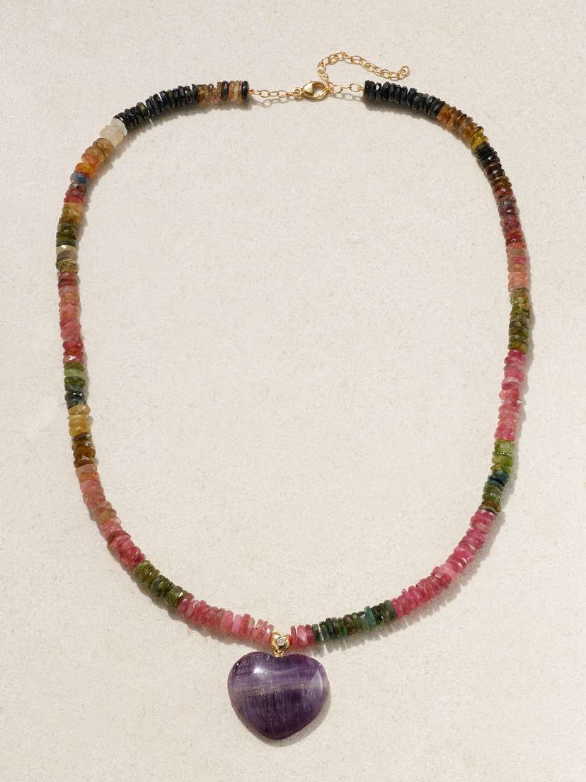 JIA JIA Gold Multi-stone Necklace