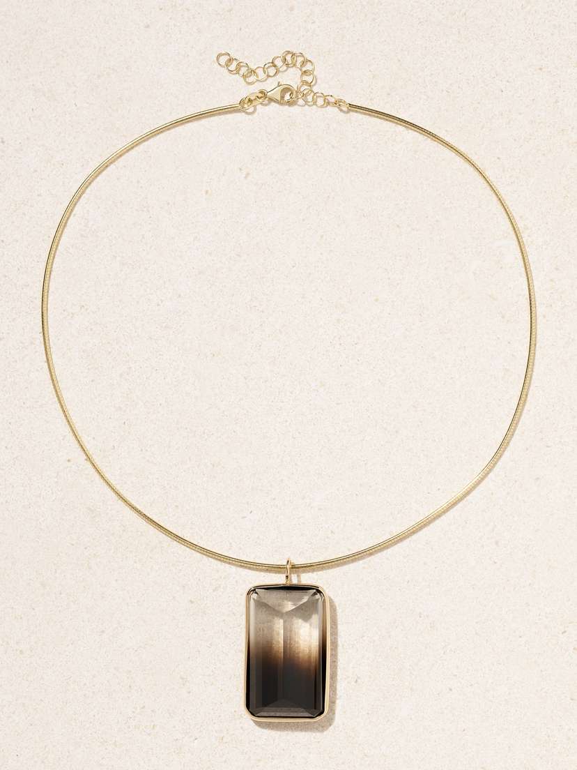JIA JIA Gold Quartz Necklace