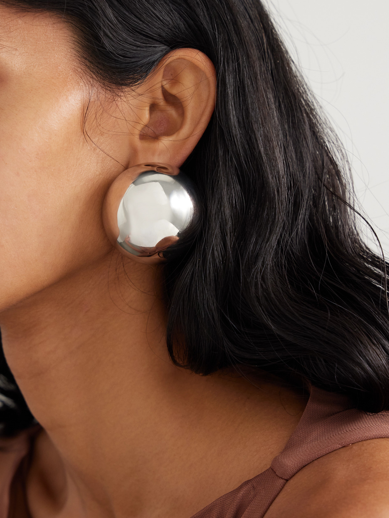 Jacquemus Salon Silver-tone Earrings In Silver