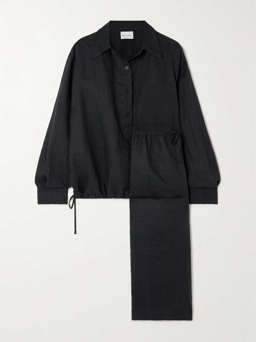 Deiji Studios Linen Shirt And Pants Set